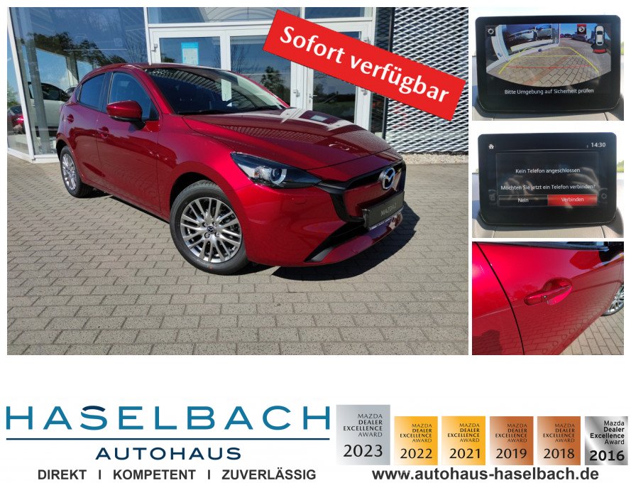 Mazda 2 2 EXCLUSIVE inkl Leasing-Bonus LogIn RFK Klimaau - 