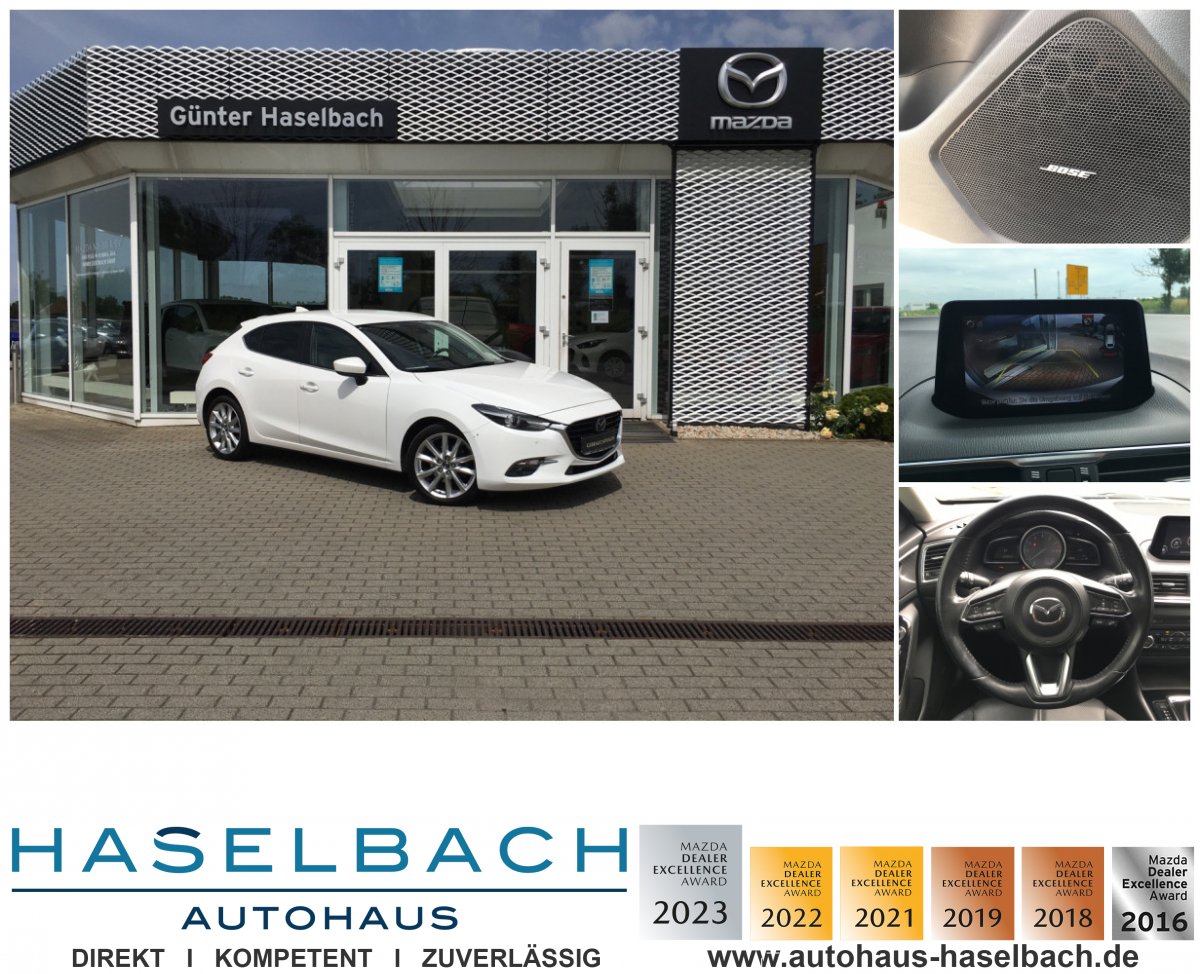 Mazda 3 3 SPORTS Leder Bose Lenkradheizg LogIn MRCC RFK  - 