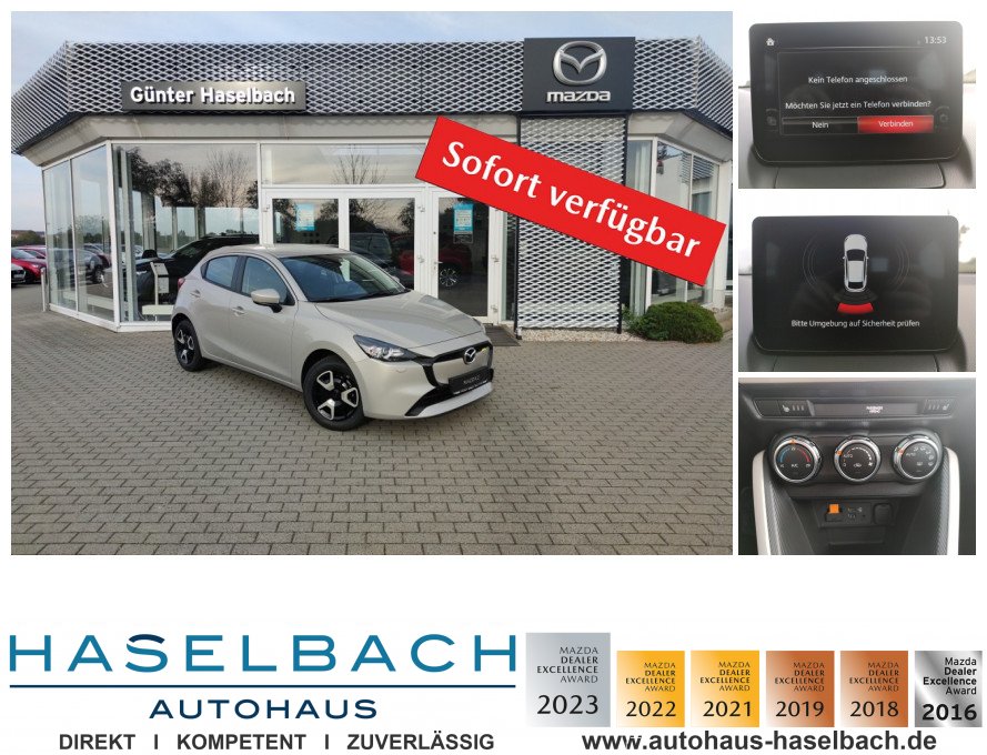 Mazda 2 2 CENTER inkl Leasing-Bonus Sitzheizg Klimaaut F - 