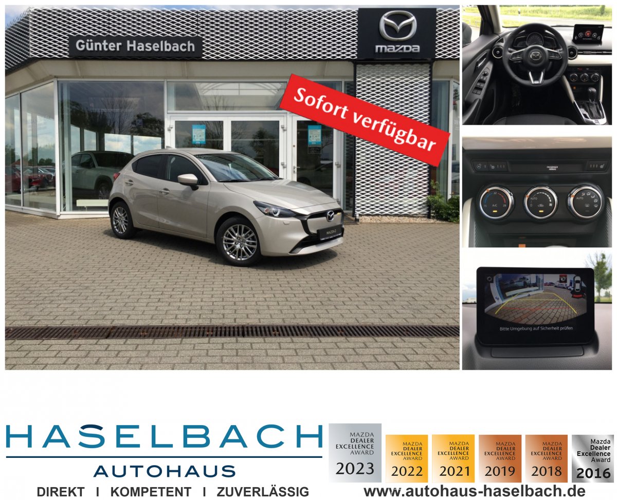 Mazda 2 2 EXCLUSIVE LogIn RFK Freisprech Lenkradheizg Kl - 