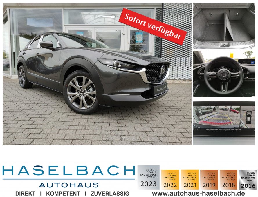 Mazda CX-30 CX-30 EXCLUSIVE Klima Freisprech Ausparkh Fernli - 