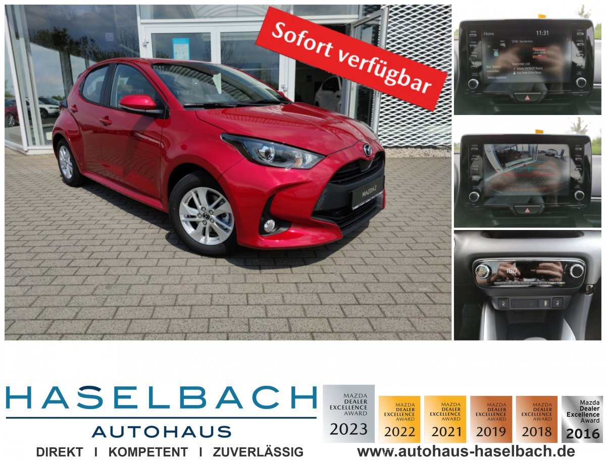 Mazda 2 Hybrid 2 Hybrid AGILE Klimaaut RFK Lenkradheizg Tempoma - 