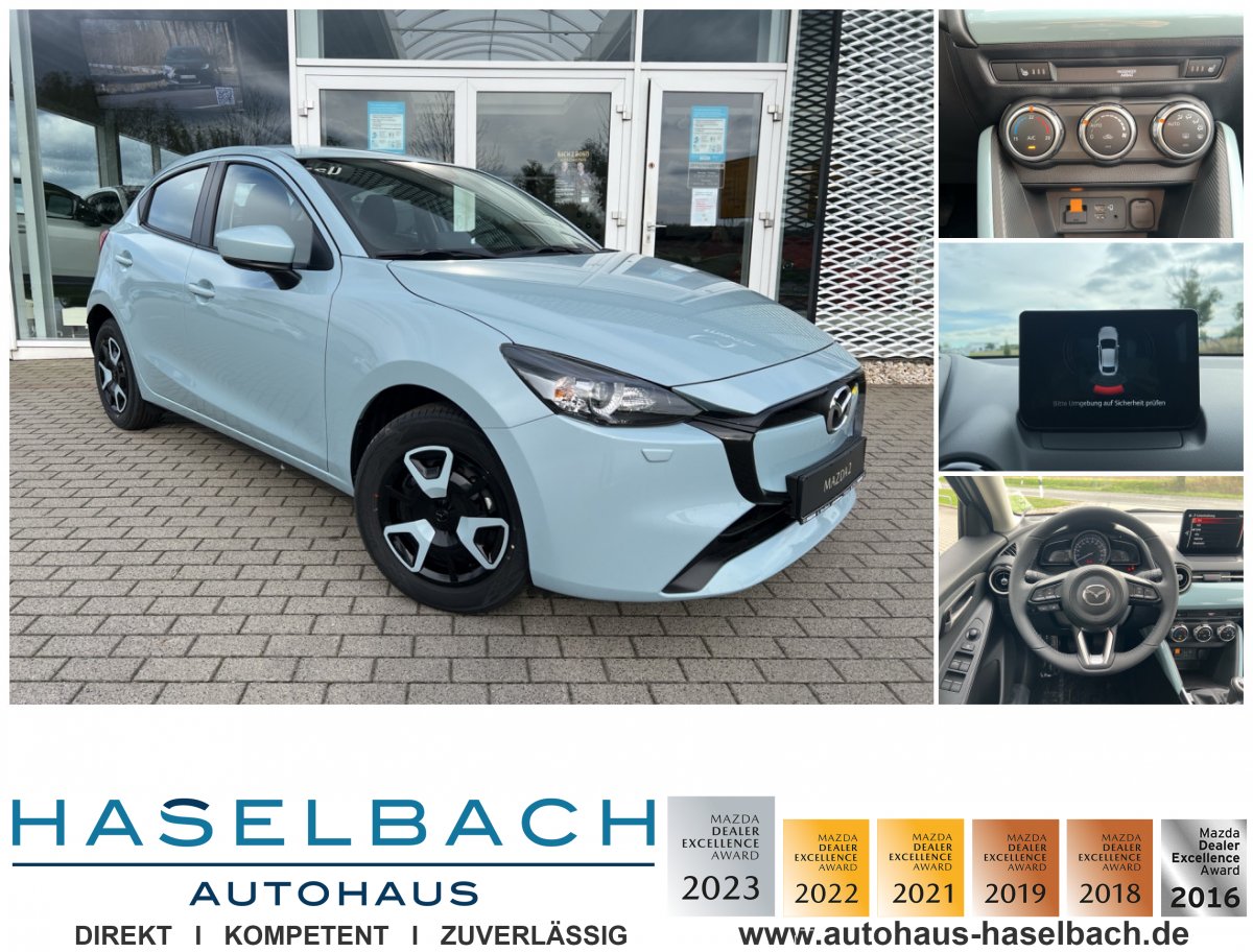 Mazda 2 2 CENTER inkl Leasing-Bonus Sitzheoizg Freisprec - 