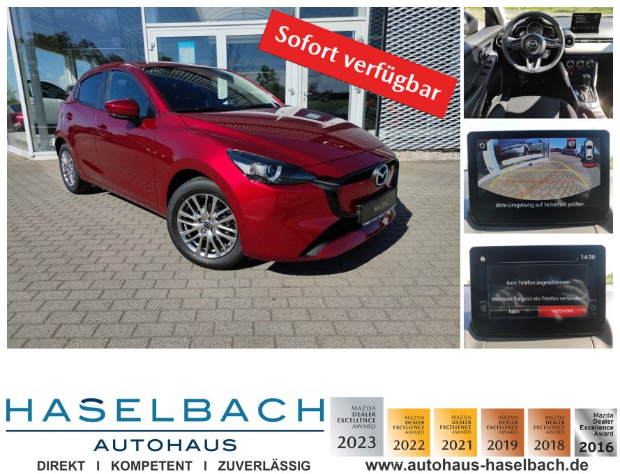 Mazda 2 2 EXCLUSIVE LogIn RFK Klimaaut Freisprech Sitzhe - 